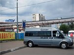 Бесплатный автобус Genser в пункт аренды автомобилей АрендаАвто-клм на ул.Добролюбова