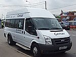 Бесплатный автобус Genser в пункт аренды автомобилей АрендаАвто-клм на Новорязанском шоссе